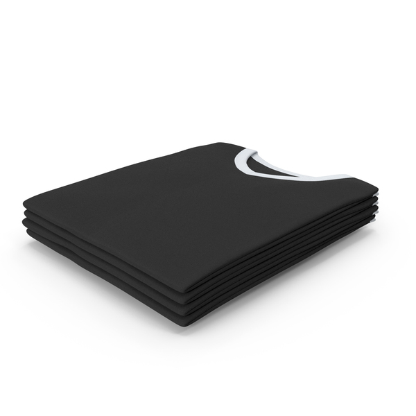 Male V Neck Folded Stacked White and Black PNG & PSD Images Male V Neck Folded Stacked White and Black PNG & PSD Images