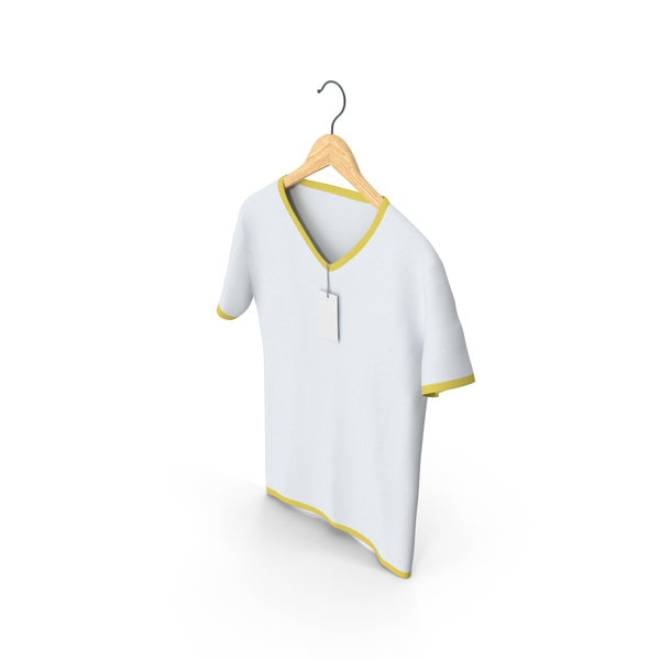 Tank Top: Male V Neck Hanging With Tag White and Yellow PNG & PSD Images Tank Top: Male V Neck Hanging With Tag White and Yellow PNG & PSD Images