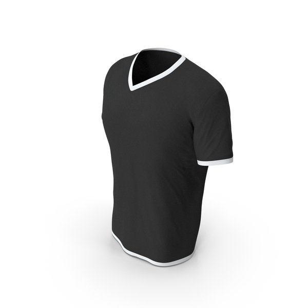 T Shirt: Male V Neck Worn White and Black PNG & PSD Images T Shirt: Male V Neck Worn White and Black PNG & PSD Images