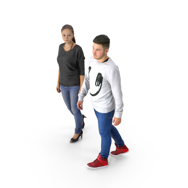 Scientific People: Man and Woman Walking PNG & PSD Images Scientific People: Man and Woman Walking PNG & PSD Images