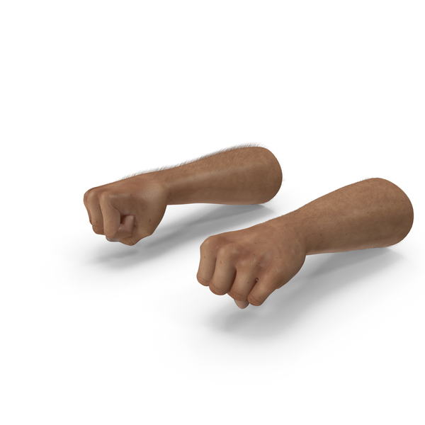 Hand: Man Hands with Fur Pose PNG & PSD Images