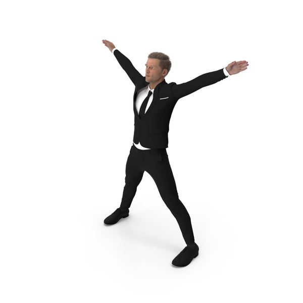 Man In Classic Suit In An X Pose PNG & PSD Images Man In Classic Suit In An X Pose PNG & PSD Images
