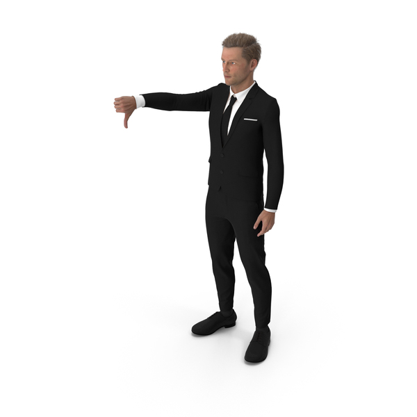Man In Classic Suit Shows Negative Gesture PNG & PSD Images Man In Classic Suit Shows Negative Gesture PNG & PSD Images
