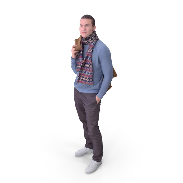 Man Posed with Scarf PNG & PSD Images Man Posed with Scarf PNG & PSD Images