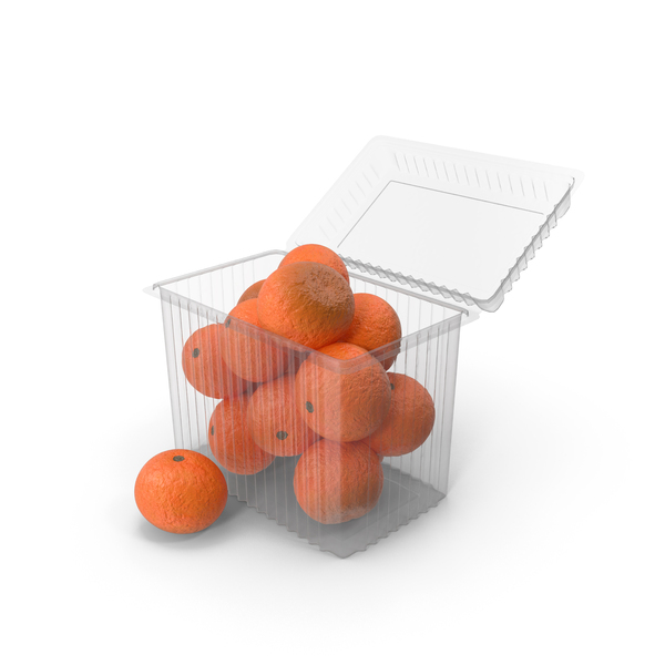 Container: Mandarins In Food Packaging PNG & PSD Images