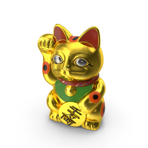 cat statue anime