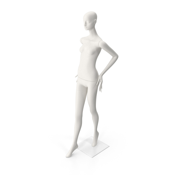 Female: Mannequin Pose Hand on Hips White PNG & PSD Images Female: Mannequin Pose Hand on Hips White PNG & PSD Images
