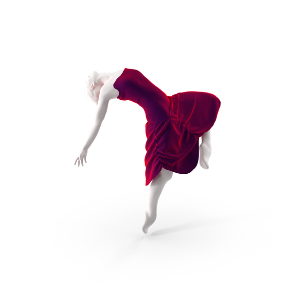 Mannequin Poses In A Red Velvet Half Dress PNG & PSD Images Mannequin Poses In A Red Velvet Half Dress PNG & PSD Images
