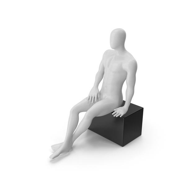 Male: Mannequin Sits On Box PNG & PSD Images Male: Mannequin Sits On Box PNG & PSD Images