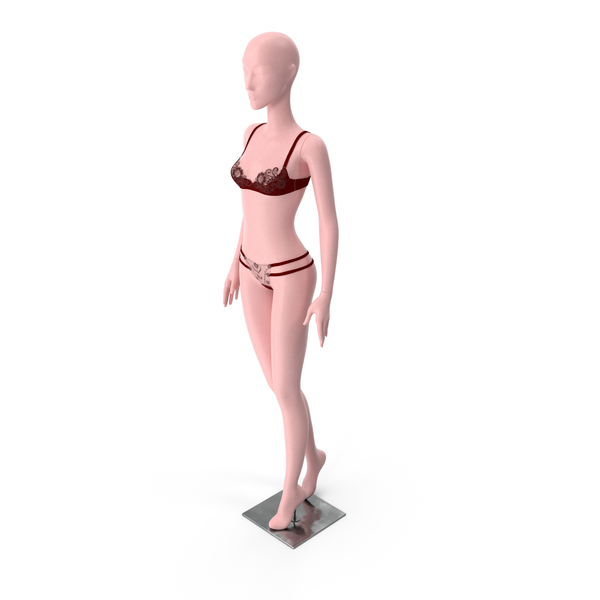 Fashion Accessories: Mannequin With Underwear Color PNG & PSD Images