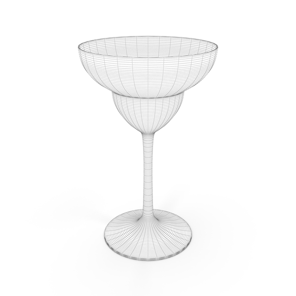 Glassware: Margarita Glass Wireframe PNG & PSD Images Glassware: Margarita Glass Wireframe PNG & PSD Images