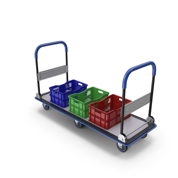 Plastic Crate: Market Service Cart with Crates PNG & PSD Images Plastic Crate: Market Service Cart with Crates PNG & PSD Images