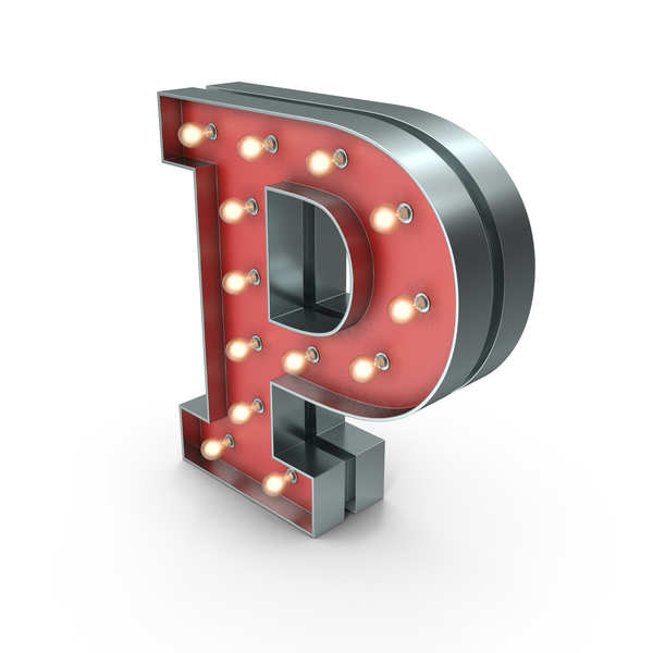 Marquee Letter P PNG Images & PSDs for Download | PixelSquid - S12294569B
