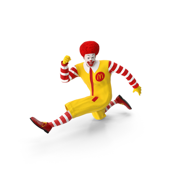 Mascot of McDonalds Jumping Pose PNG & PSD Images Mascot of McDonalds Jumping Pose PNG & PSD Images