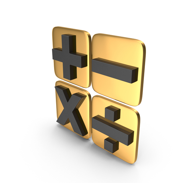 Mathematical Symbols: MATH OPERATORS ICON GOLD PNG & PSD Images Mathematical Symbols: MATH OPERATORS ICON GOLD PNG & PSD Images