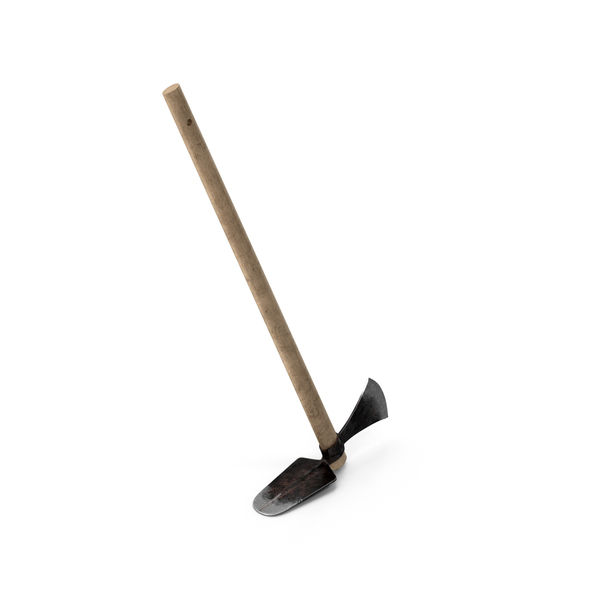 Hoe: Mattock with Axe Gardening Tool PNG & PSD Images