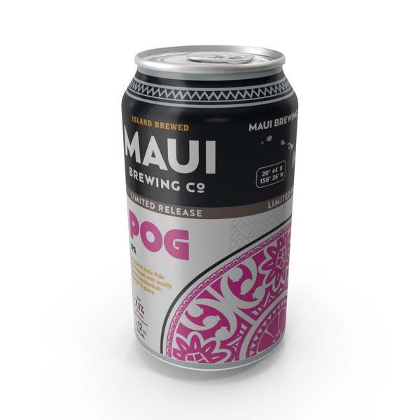 Maui Pog IPA 12 fl oz Beer Can PNG & PSD Images Maui Pog IPA 12 fl oz Beer Can PNG & PSD Images
