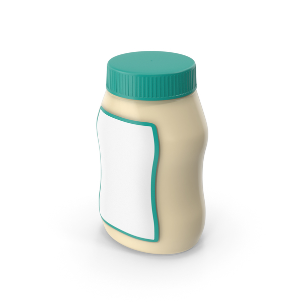 Condiment Dispenser: Mayonnaise Bottle PNG & PSD Images