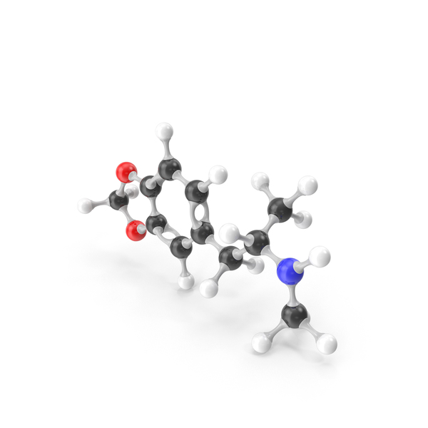Molecule: MDMA Molecular Model PNG & PSD Images Molecule: MDMA Molecular Model PNG & PSD Images