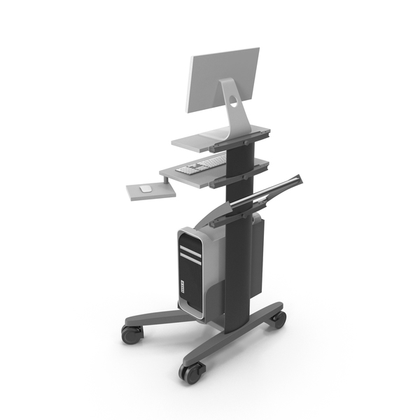 Monitor: Medical Computer Cart PNG & PSD Images Monitor: Medical Computer Cart PNG & PSD Images