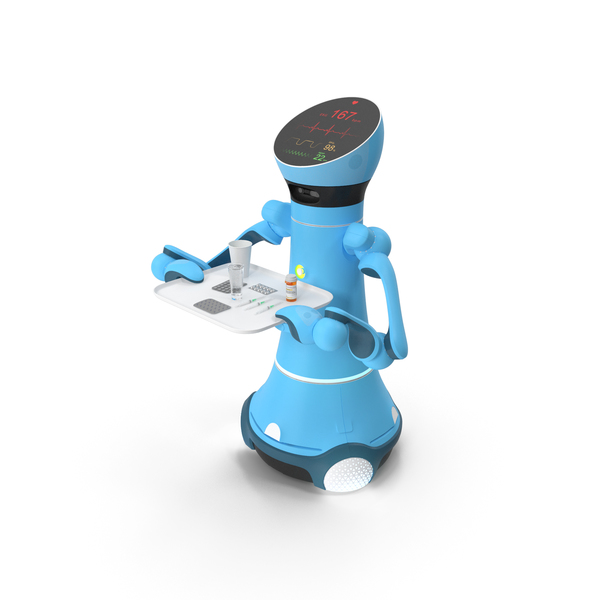 Industrial: Medical Service Robot with Medicine PNG & PSD Images Industrial: Medical Service Robot with Medicine PNG & PSD Images