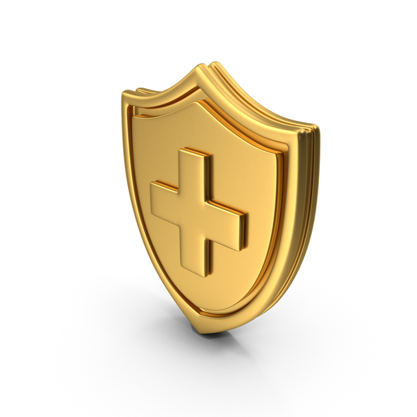 Medical Shield Gold Icon PNG Images & PSDs for Download | PixelSquid ...