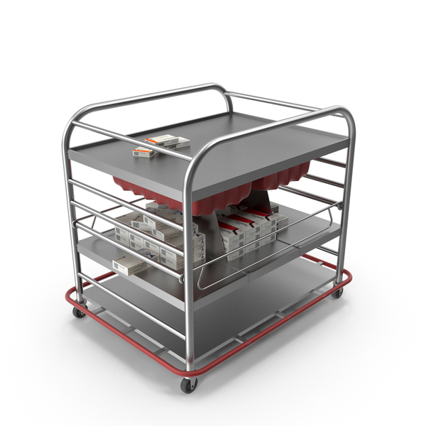 Medical Supply Cart PNG & PSD Images