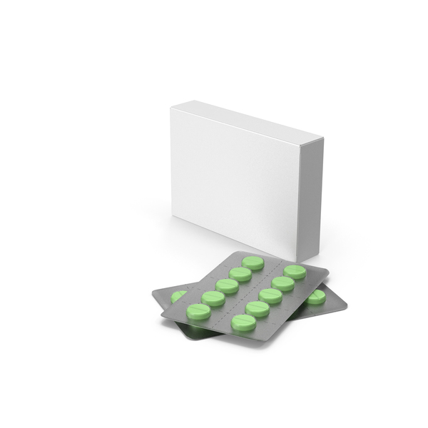 Packaged Medicine: Medication Package With Green Round Pills PNG & PSD Images Packaged Medicine: Medication Package With Green Round Pills PNG & PSD Images