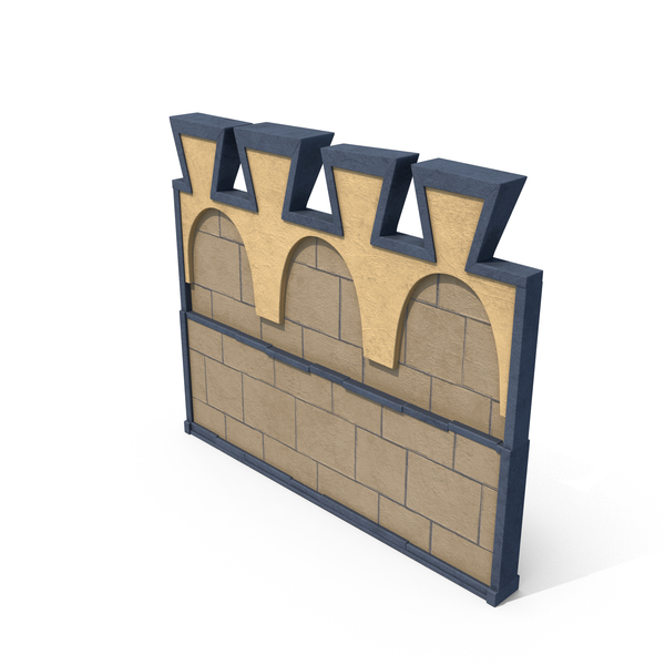 Gothic: Medieval Castle Wall Segment PNG & PSD Images