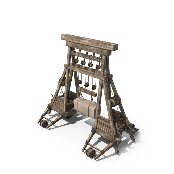Industrial: Medieval Wooden Crane PNG & PSD Images Industrial: Medieval Wooden Crane PNG & PSD Images