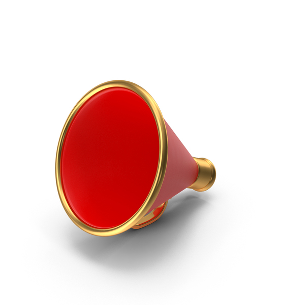 (Acoustic): MEGAPHONE GOLD PNG & PSD Images (Acoustic): MEGAPHONE GOLD PNG & PSD Images