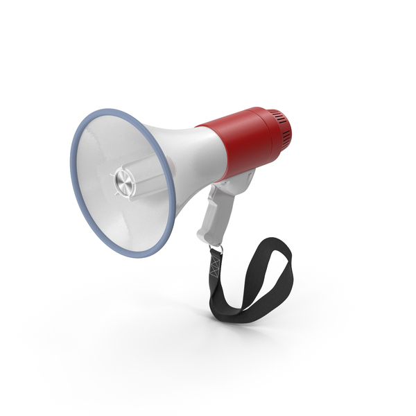 Bullhorn: Megaphone With Strap Grip PNG & PSD Images Bullhorn: Megaphone With Strap Grip PNG & PSD Images