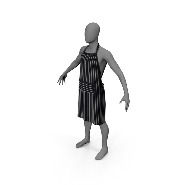 Men Cooking Apron Striped on Mannequin PNG & PSD Images Men Cooking Apron Striped on Mannequin PNG & PSD Images