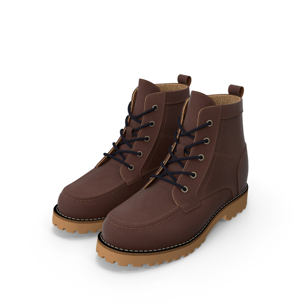 Men's Brown Boots PNG Images & PSDs for Download | PixelSquid - S113474936