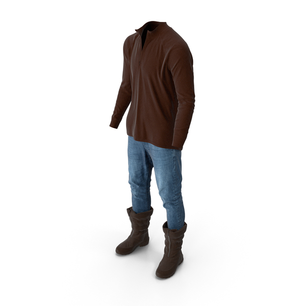 Clothing: Men's Pants Boots Pullover Brown PNG & PSD Images Clothing: Men's Pants Boots Pullover Brown PNG & PSD Images