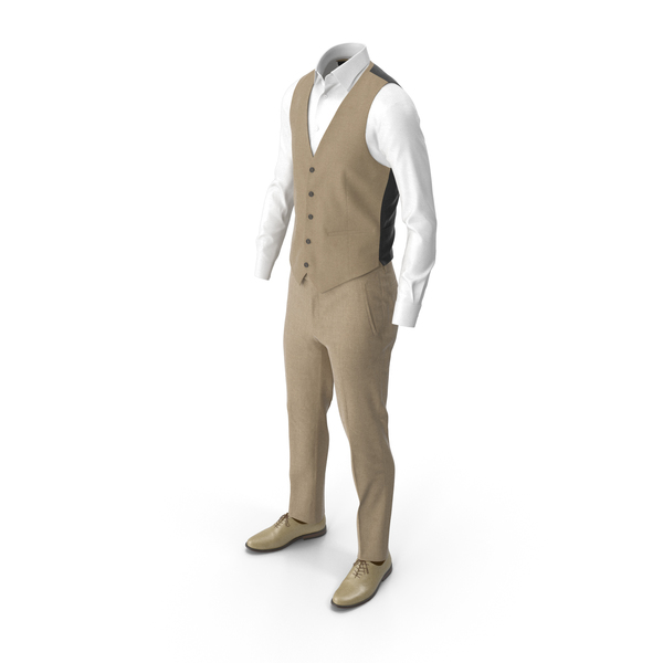 Clothing: Men's Pants Waistcoat Shirt Shoes Beige PNG & PSD Images Clothing: Men's Pants Waistcoat Shirt Shoes Beige PNG & PSD Images