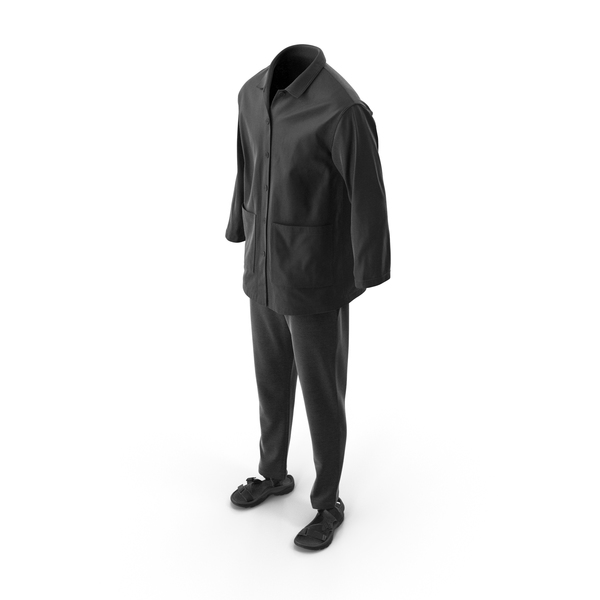 Men's Shirt Sandals Pants Black PNG & PSD Images Men's Shirt Sandals Pants Black PNG & PSD Images