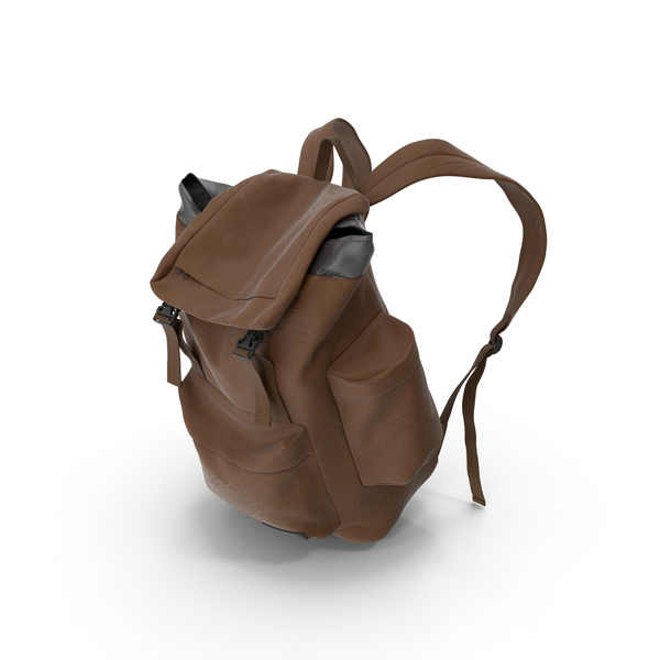 Mens Backpack Brown PNG Images & PSDs for Download | PixelSquid ...