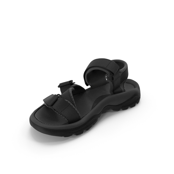 Mens Sandals Black PNG Images & PSDs for Download | PixelSquid - S112961033