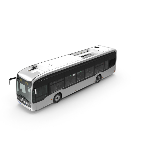 City Bus: Mercedes Benz eCitaro Two Doors PNG & PSD Images