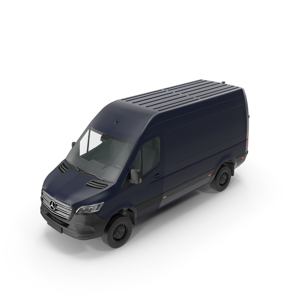 Van: Mercedes Sprinter 4x4 EU Blue PNG & PSD Images Van: Mercedes Sprinter 4x4 EU Blue PNG & PSD Images