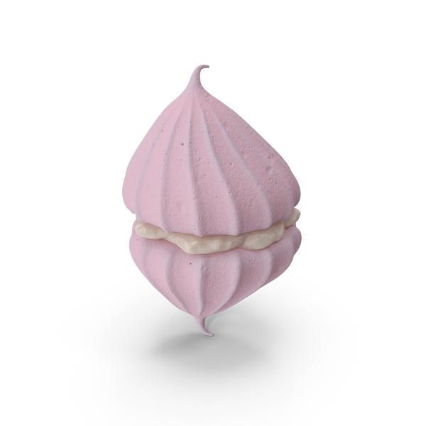 Meringue Pink with Vanilla Filling PNG & PSD Images