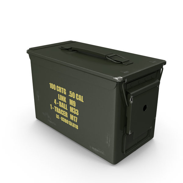 Box: Metal Ammunition Case PNG & PSD Images