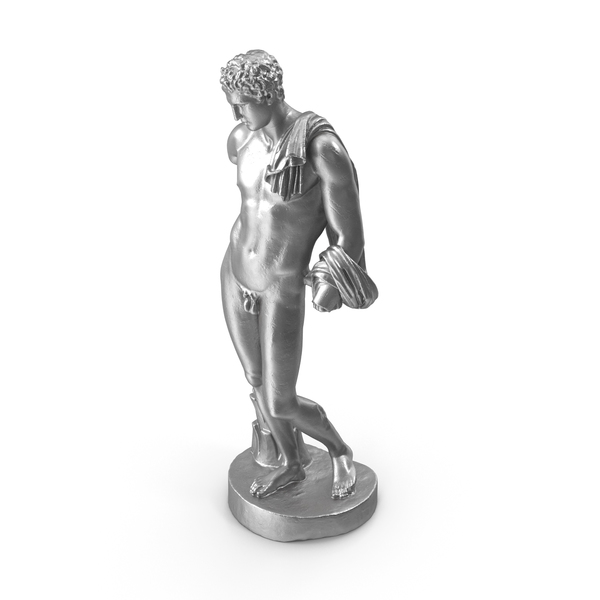 Statue: Metal Belvedere Hermes PNG & PSD Images Statue: Metal Belvedere Hermes PNG & PSD Images
