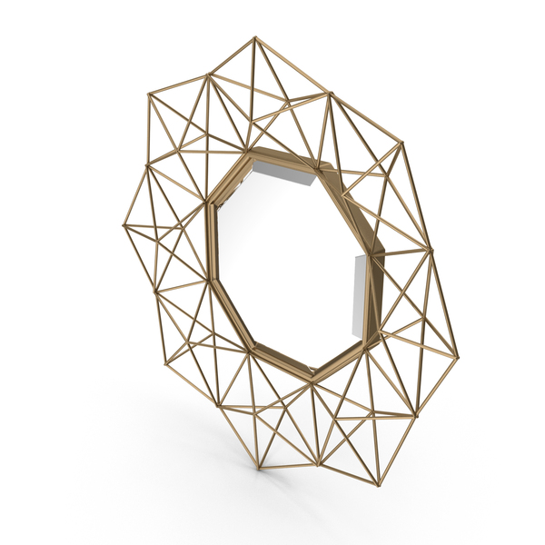 Metal Frame Accent Wall Mirror PNG & PSD Images Metal Frame Accent Wall Mirror PNG & PSD Images