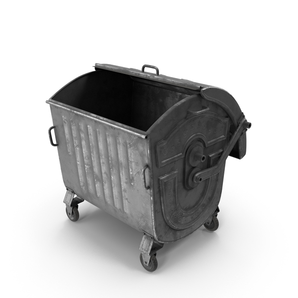Metal Garbage Container Dirty Open PNG & PSD Images Metal Garbage Container Dirty Open PNG & PSD Images