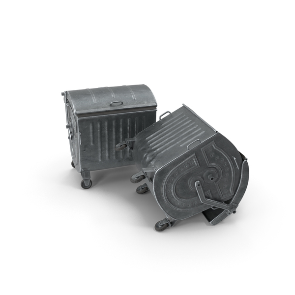 Container: Metal Garbage Containers Damaged Steel Posed PNG & PSD Images Container: Metal Garbage Containers Damaged Steel Posed PNG & PSD Images