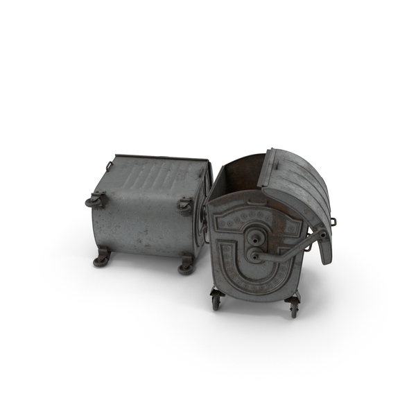 Container: Metal Garbage Containers Rusty Posed PNG & PSD Images Container: Metal Garbage Containers Rusty Posed PNG & PSD Images