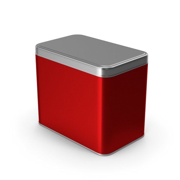 Food Tin: Metal Jar Red PNG & PSD Images