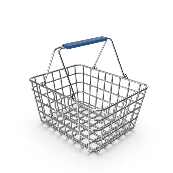 Metal Shopping Basket PNG & PSD Images